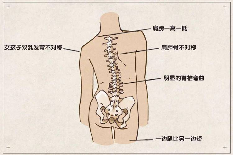 脊柱側彎體態特征